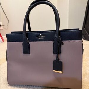 Kate Spade Black and Purple Satchel